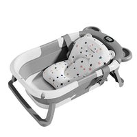 Baignoire bébé pliable avec thermomètre et coussin
