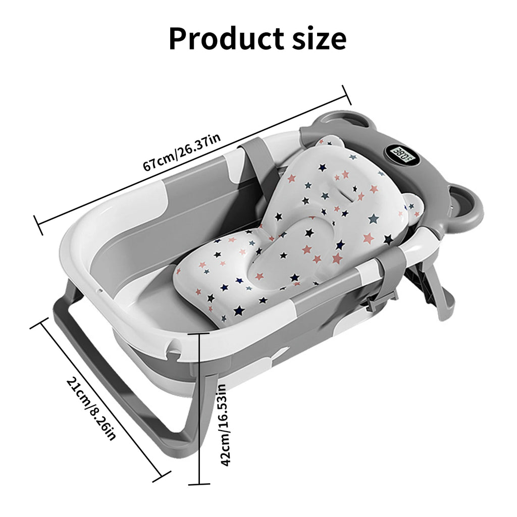 Baignoire bébé pliable - Gris