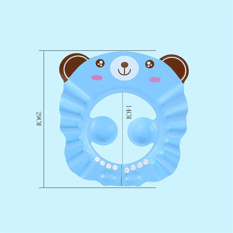Casquette de bain bébé, bord souple de la visière