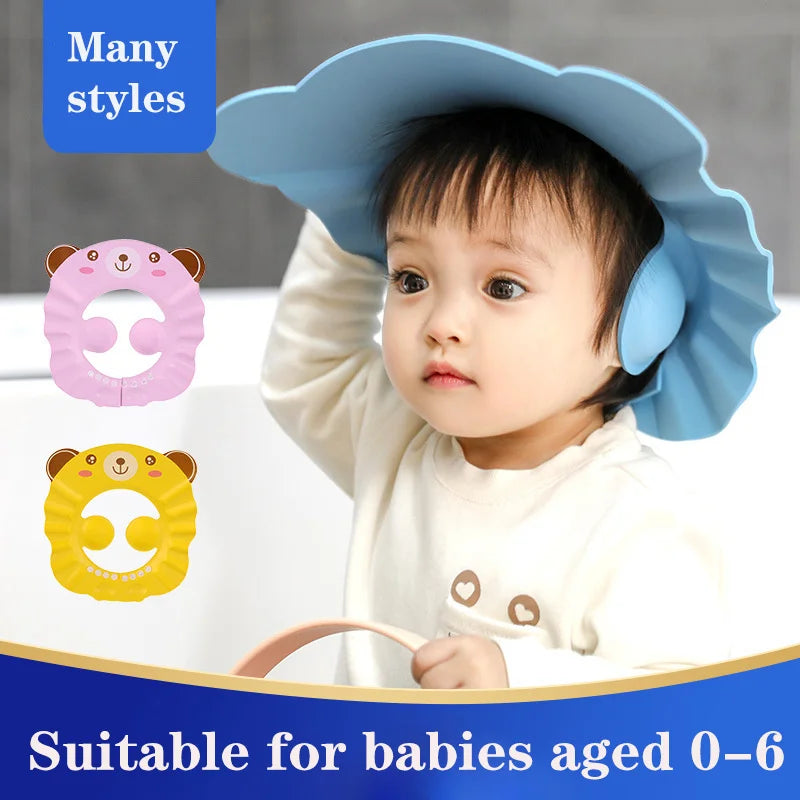 Casquette de bain bébé, matière souple
