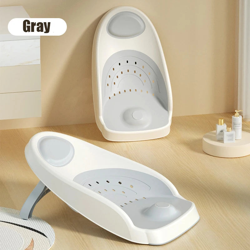 Transat de bain bébé, coloris gris