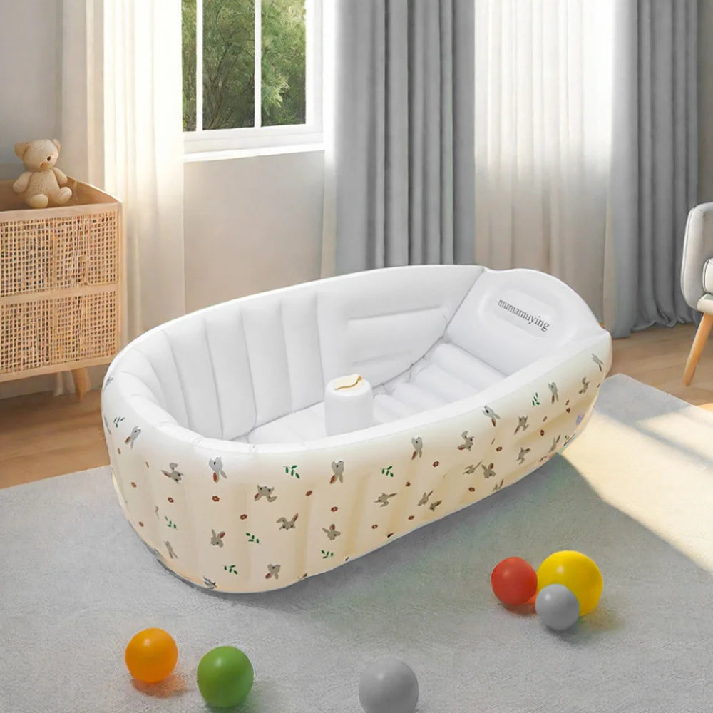 Baignoire bébé gonflable avec motif animal