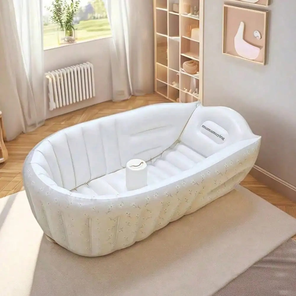 Baignoire gonflable pompe intégrée, fond antidérapant
