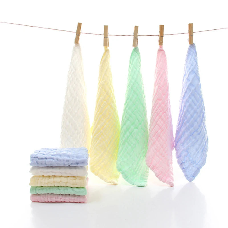 Lot de serviettes bébé coton, vue d'ensemble