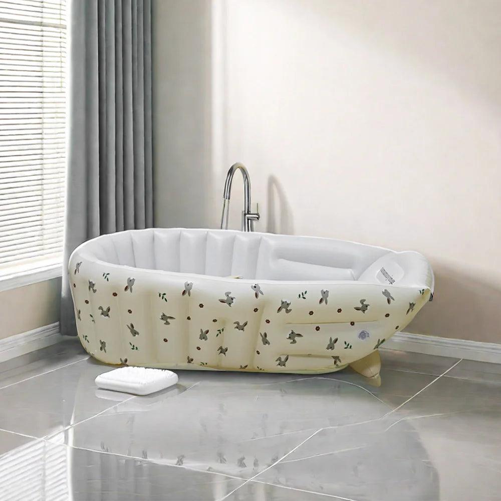 Baignoire bébé gonflable motif lapin