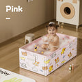 Baignoire Pliable Gonflable avec Motifs Animés – Rose