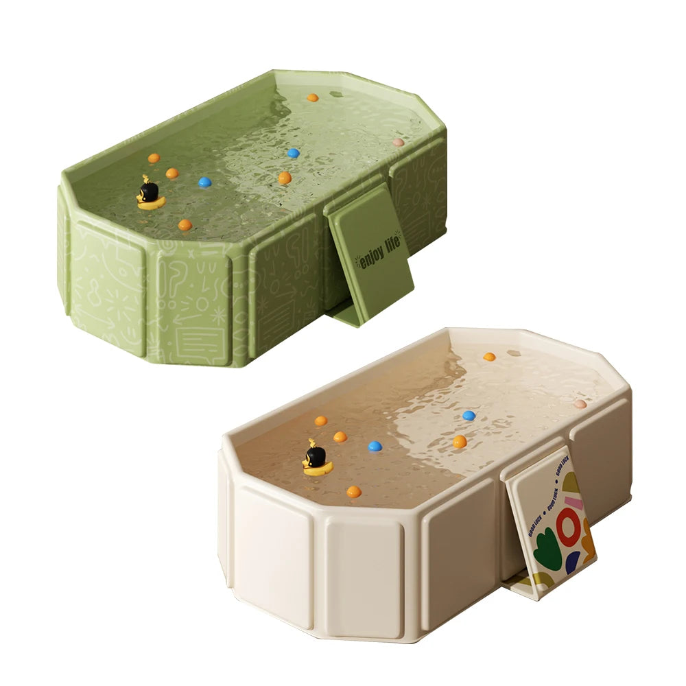 Baignoire pliable familiale, parois souples