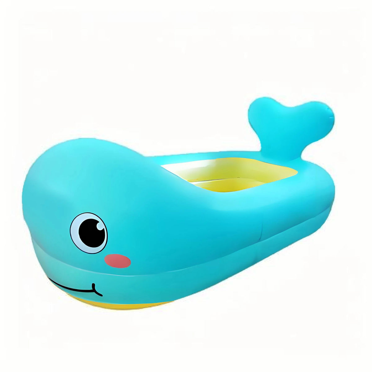 Baignoire bébé gonflable avec dossier, coloris bleu