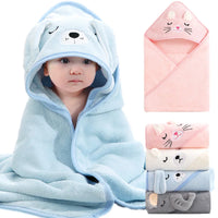 Coffret Cadeau de Naissance - serviette de bain bébé à capuche