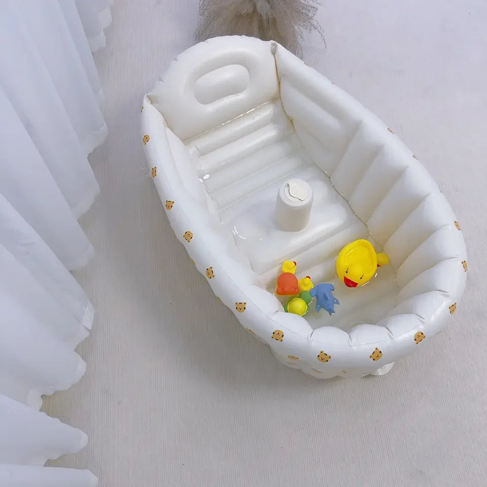 Baignoire bébé gonflable, parois souples