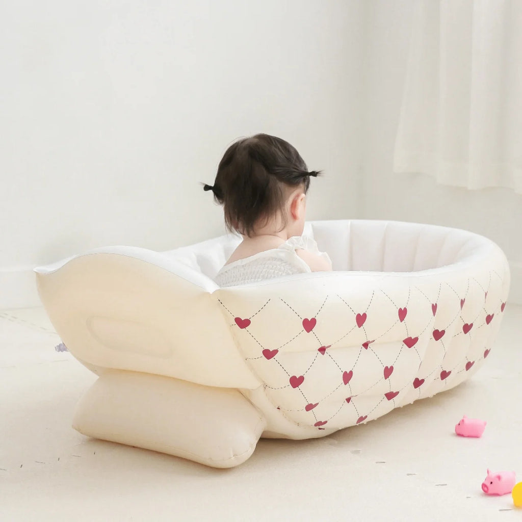 Baignoire gonflable pompe intégrée, parois souples