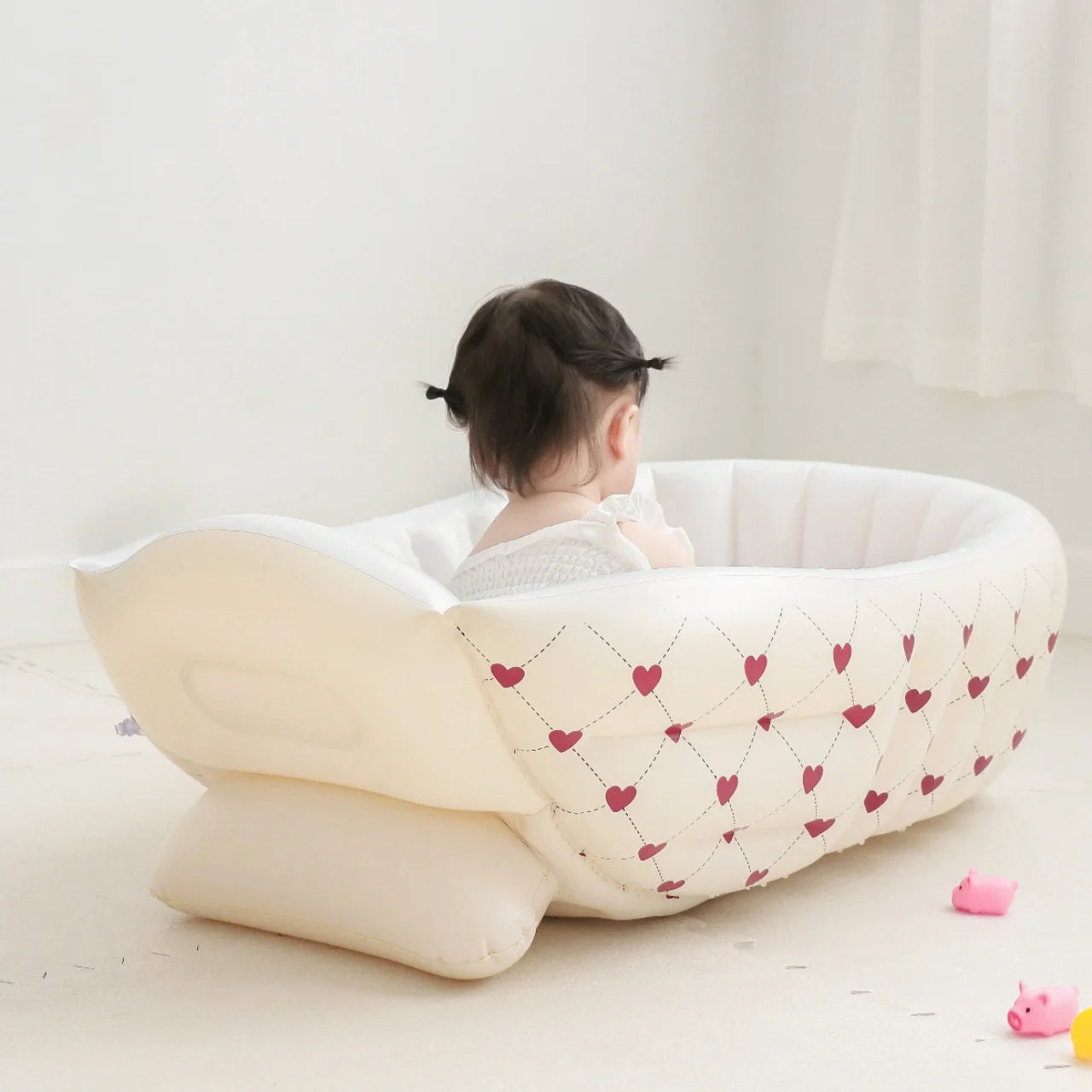 Baignoire gonflable pompe intégrée, parois souples