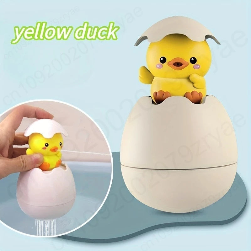 Jouet de bain bébé, canard jaune
