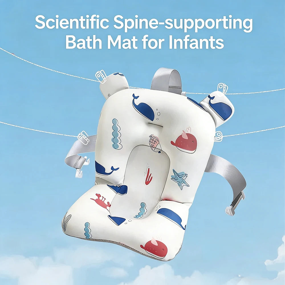 Coussin de bain bébé, séchage rapide