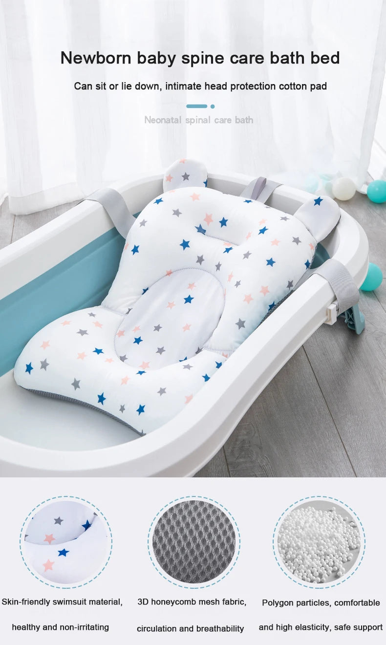 Coussin de bain bébé flottant antidérapant