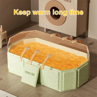 Baignoire pliable familiale, hauteur des parois