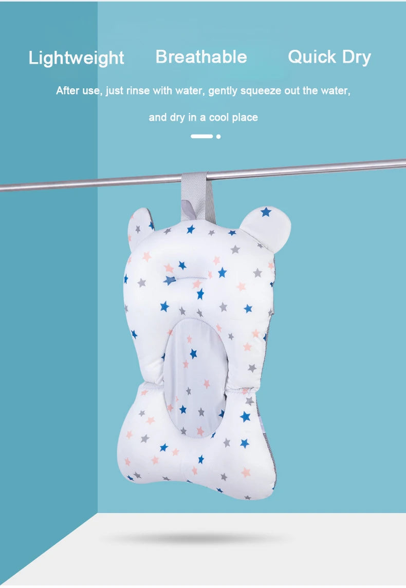 Coussin de bain bébé flottant antidérapant