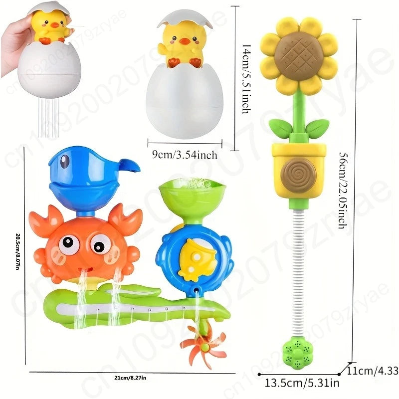 Jouets de bain bébé, ensemble complet