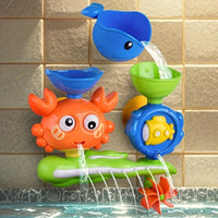 Jouets de bain bébé, set crabe