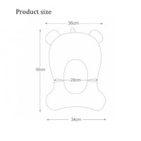 Coussin de bain bébé, bébé installé dessus
