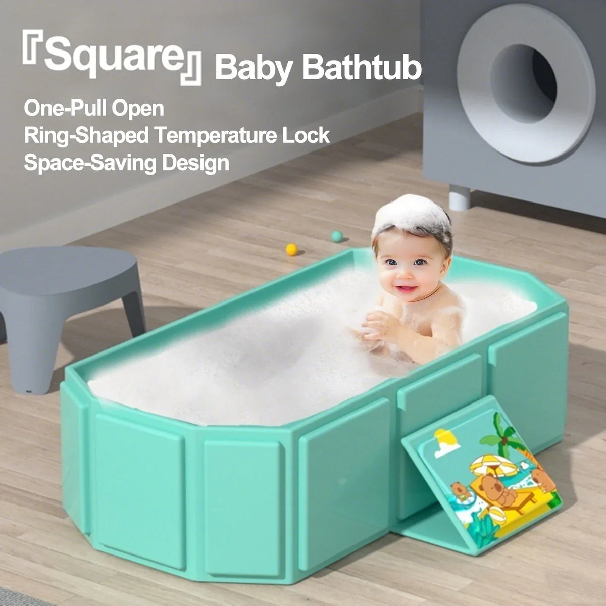 Baignoire bébé pliable antidérapante de voyage