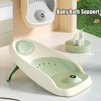 Transat de bain bébé avec thermomètre antidérapant