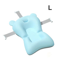 Coussin de bain bébé flottant, coloris bleu