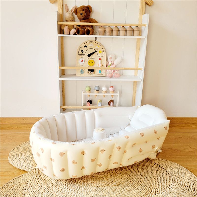 Baignoire bébé gonflable avec motifs - Little Bear