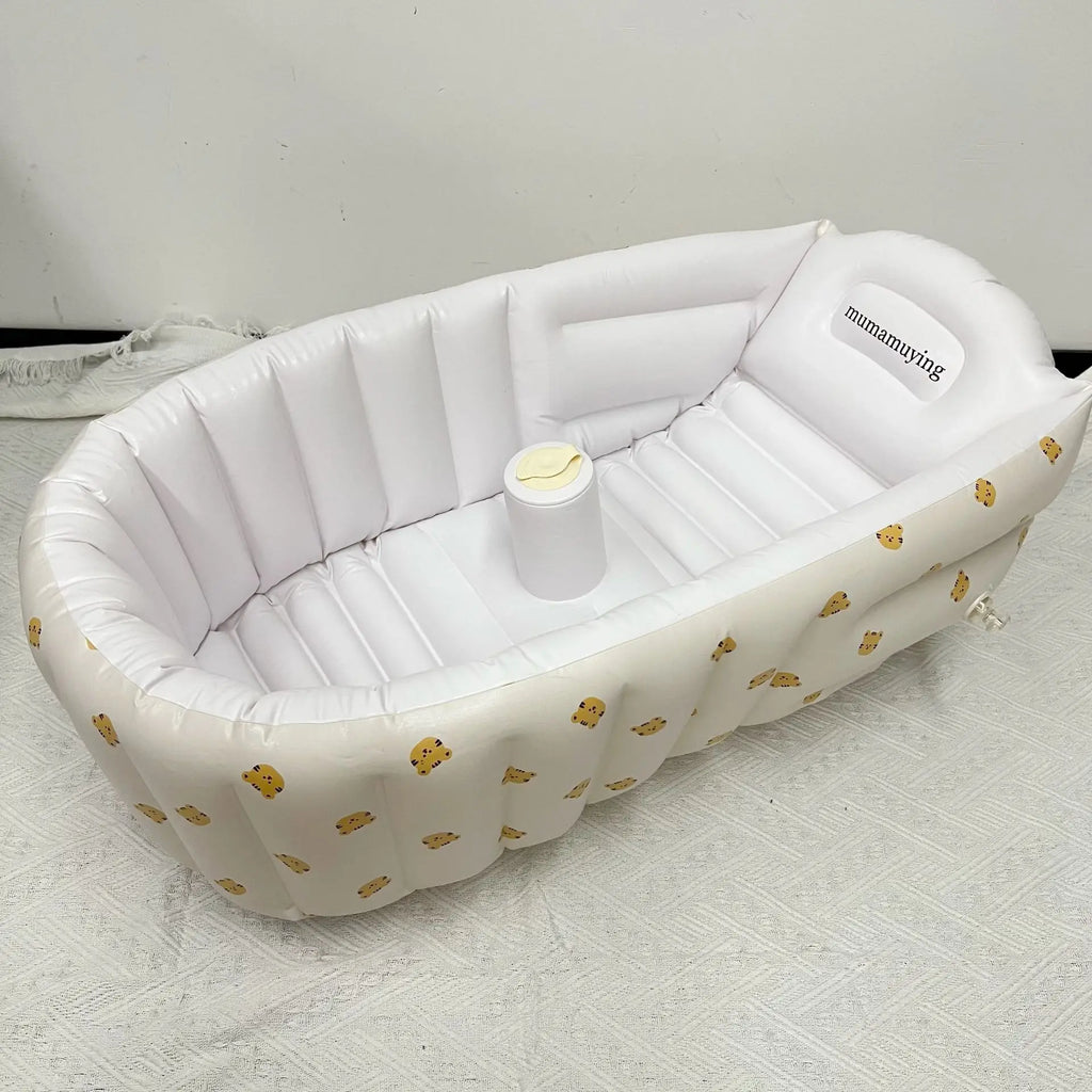 Baignoire bébé gonflable motif tigre