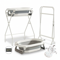 Coffret Premier Bain avec baignoire sur pied, transat, thermomètre et serviette